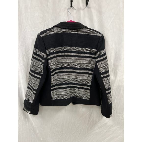 NWT Classiques Entier Jacket Blazer Black/Ivory size L - Picture 5 of 5